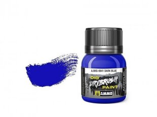 Värv Ammo Mig Drybrush Dark Blue 0641, 40 ml, sinine hind ja info | Kunstitarbed, voolimise tarvikud | kaup24.ee