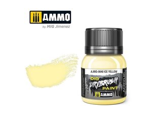 Värv Ammo Mig Drybrush Ice Yellow 0640, 40 ml, kollane hind ja info | Kunstitarbed, voolimise tarvikud | kaup24.ee