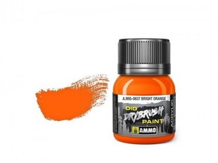 Värv Ammo Mig Drybrush Bright Orange 0637, 40 ml, oranž hind ja info | Kunstitarbed, voolimise tarvikud | kaup24.ee