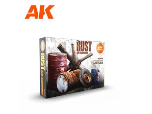 Akrüülvärvide komplekt AK Interactive 3rd generation Rust and Abandoned, AK11605 hind ja info | Kunstitarbed, voolimise tarvikud | kaup24.ee