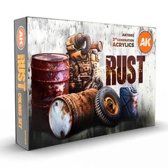 Akrüülvärvide komplekt AK Interactive 3rd generation Rust and Abandoned, AK11605 hind ja info | Kunstitarbed, voolimise tarvikud | kaup24.ee