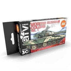 Набор акриловых красок Modern Russian Colors Vol 1, AK11662 цена и информация | Принадлежности для рисования, лепки | kaup24.ee