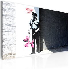 Maal - Police guard and pink balloon dog (Banksy) цена и информация | Картины, живопись | kaup24.ee