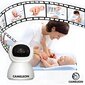 Elektrooniline lapsehoidja komplekt 5-tollise ekraani, 360-kraadise kaameraga, 400 m ulatuses цена и информация | Beebimonitorid | kaup24.ee