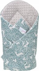 Kahepoolne beebitekk Babymam, 80x80 cm, green/gray цена и информация | Детские подушки, конверты, спальники | kaup24.ee