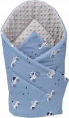 Kahepoolne beebitekk Babymam, 80x80 cm, gray/blue hind ja info | Beebipadjad ja -tekid | kaup24.ee