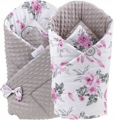 Kahepoolne beebitekk Babymam, 80x80 cm, gray/white hind ja info | Beebipadjad ja -tekid | kaup24.ee