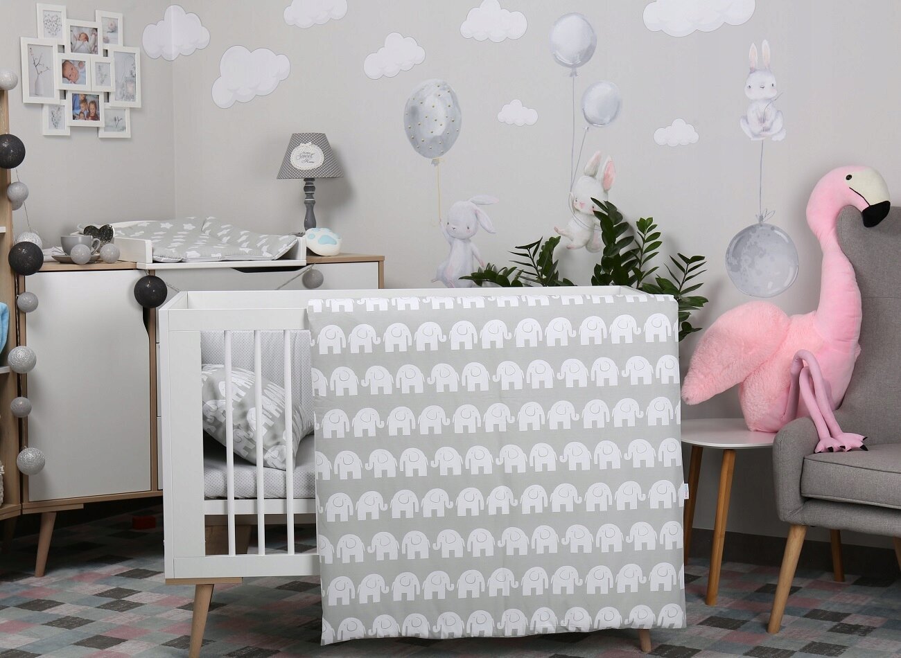 Babymam laste voodipesu komplekt 120x90, 3-osaline hind ja info | Beebide ja laste voodipesu | kaup24.ee