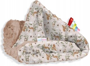 Babymam детское двустороннее одеяло, 75х100 cm цена и информация | Детское постельное бельё | kaup24.ee