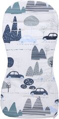 Двусторонний вкладыш в коляску  Babymam, Gray, 71x35 cm цена и информация | Аксессуары для колясок | kaup24.ee