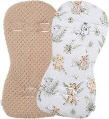 Вставка для коляски Babymam, зеленый, Beige, 71x35 cm цена и информация | Аксессуары для колясок | kaup24.ee