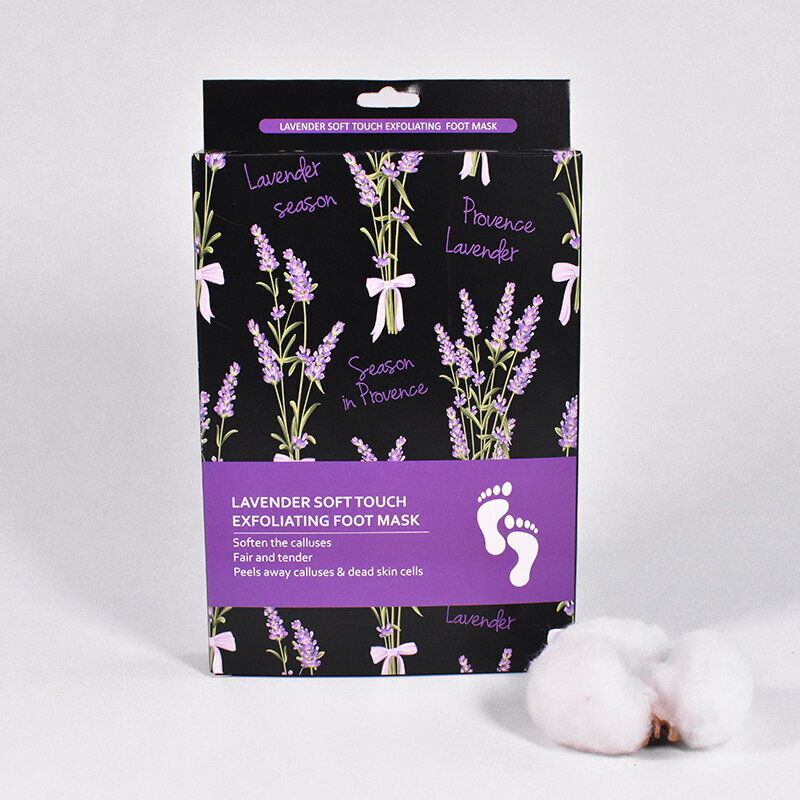 Koorivad jalamask - sokid lavendliga, 2 paari hind ja info | Kehakreemid, losjoonid | kaup24.ee