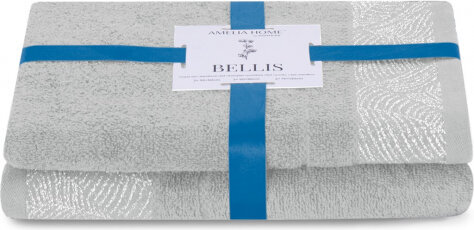 AmeliaHome vannirätikute komplekt Bellis, 2 tk hind ja info | Rätikud, saunalinad | kaup24.ee