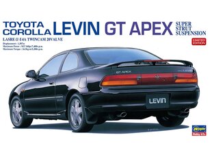 Конструктор Hasegawa - Toyota Corolla Levin GT Apex Super Strut Suspension, 1/24, 20667 цена и информация | Конструкторы и кубики | kaup24.ee