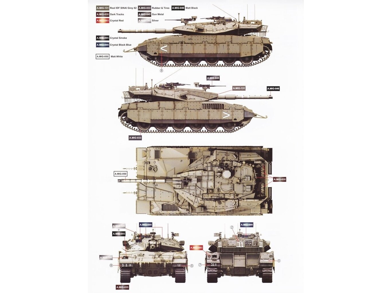 Mudel Israel Merkava Mk.2D with full interior, 1/35, BT-037 hind ja info | Klotsid ja konstruktorid | kaup24.ee