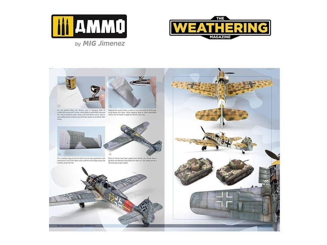 AMMO MIG - The Weathering Magazine 37 - Airbrush 2.0 (English), 4536 hind ja info | Klotsid ja konstruktorid | kaup24.ee