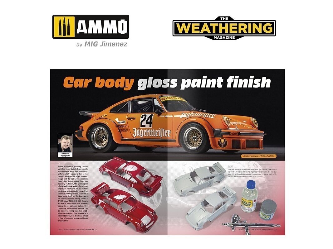 AMMO MIG - The Weathering Magazine 37 - Airbrush 2.0 (English), 4536 hind ja info | Klotsid ja konstruktorid | kaup24.ee