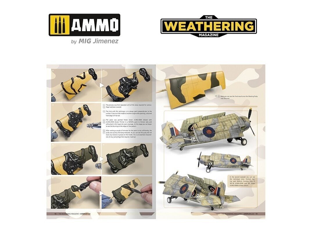 AMMO MIG - The Weathering Magazine 37 - Airbrush 2.0 (English), 4536 hind ja info | Klotsid ja konstruktorid | kaup24.ee