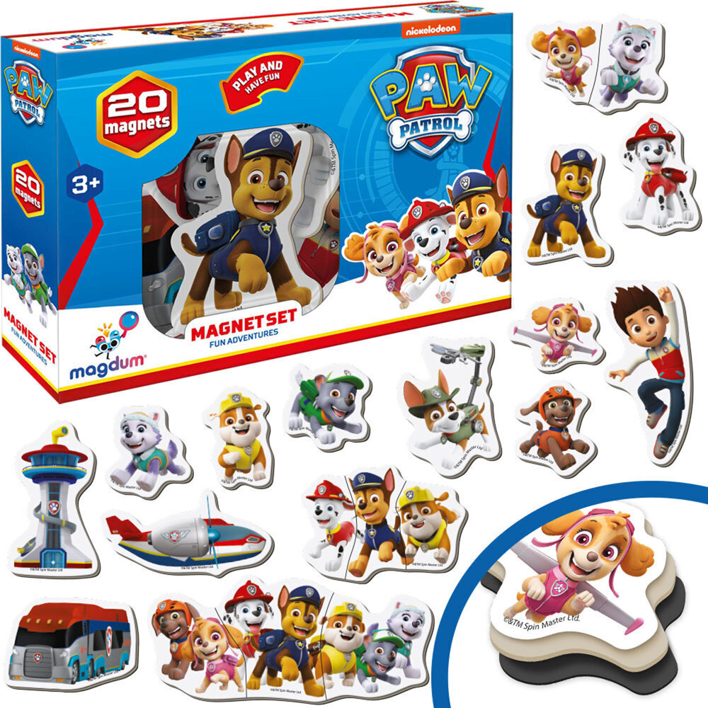 Paw Patrol ML4034-01 magnetite komplekt hind ja info | Pusled | kaup24.ee