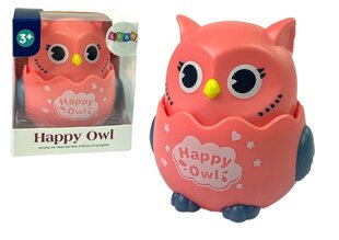 Baby Owl Сенсорный Розовый цена и информация | MUST Металлическая бутылочка с Ярким рисунком (без BPA) (500ml) для мальчиков от 3+ лет Серая с Машинкой | kaup24.ee