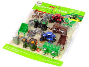 Farm Set Põllumajandusmasinad Traktorid Kärud hind ja info | Poiste mänguasjad | kaup24.ee