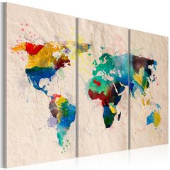 Maal - The World of colors - triptych hind ja info | Seinapildid | kaup24.ee