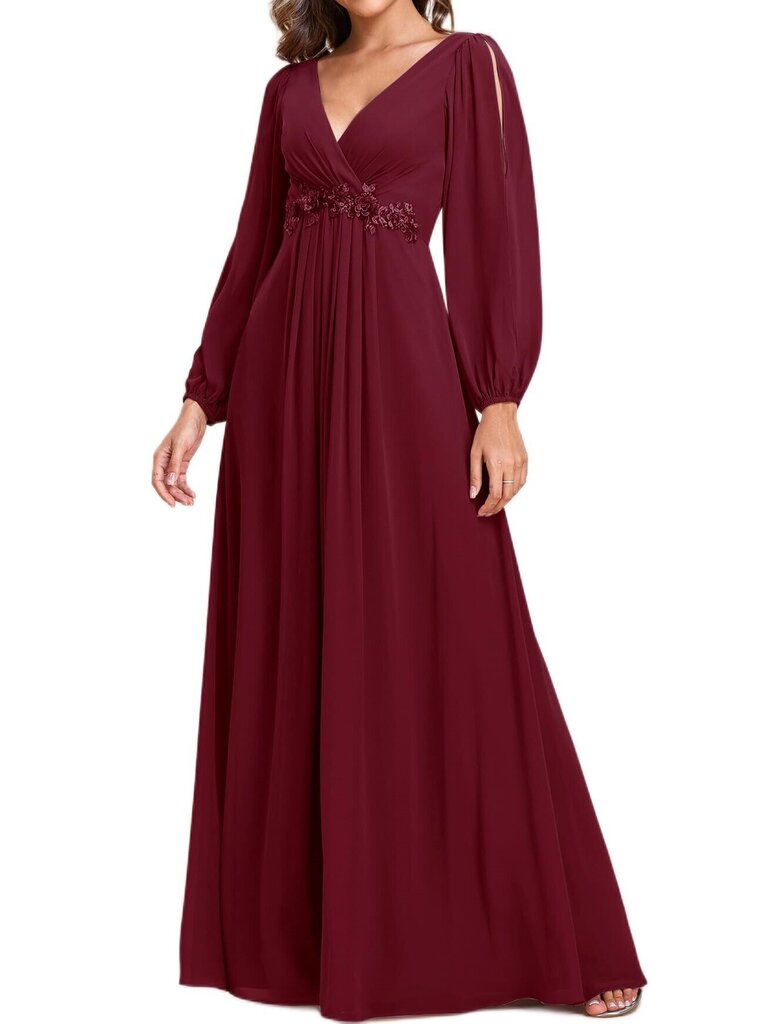 Naiste kleit EverPretty, burgundia hind ja info | Kleidid | kaup24.ee