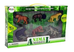 Kujukeste komplekt: Aafrika metsaloomad, karu, tiiger hind ja info | Tüdrukute mänguasjad | kaup24.ee
