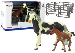 Набор фигурок Lean Toys Лошадь с жеребенком цена и информация | Игрушки для мальчиков | kaup24.ee