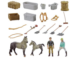 DIY Kit Ranch Farm Hobused Ratsutajad Ratsutamine hind ja info | Tüdrukute mänguasjad | kaup24.ee
