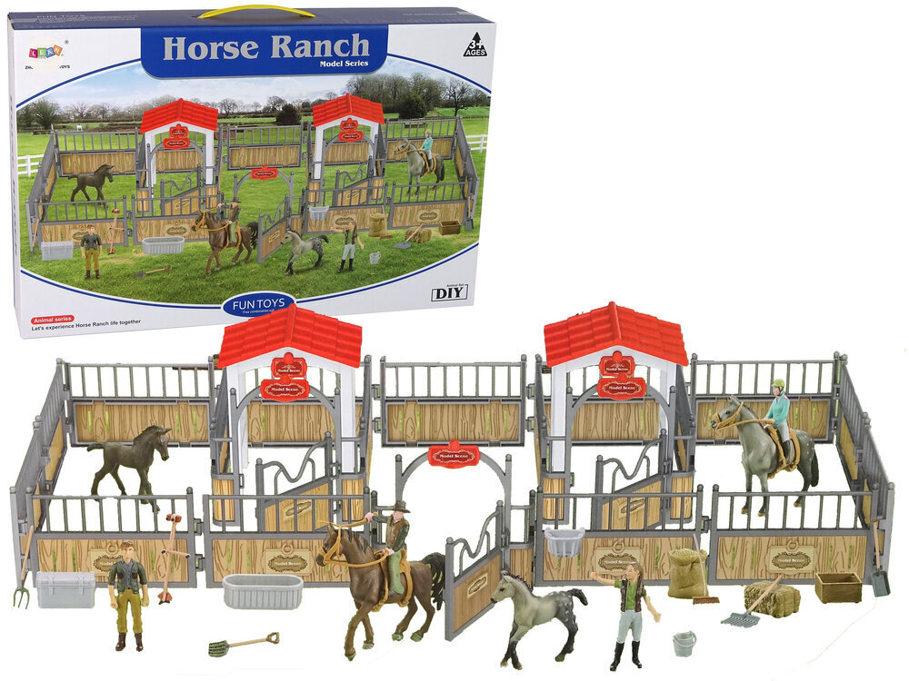 DIY Kit Ranch Farm Hobused Ratsutajad Ratsutamine цена и информация | Tüdrukute mänguasjad | kaup24.ee
