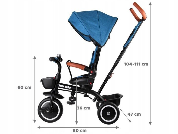 Kolmerattaline Tiny Bike 3in1 SP0650, sinine цена и информация | Kolmerattalised jalgrattad | kaup24.ee