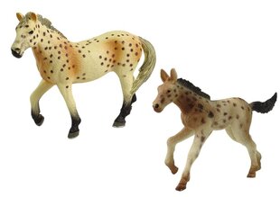 Набор из 2 фигурок лошадей Фермерская лошадь жеребенок породы Кнабструппер цена и информация | MUST Металлическая бутылочка с Ярким рисунком (без BPA) (500ml) для мальчиков от 3+ лет Серая с Машинкой | kaup24.ee