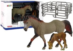 Набор из 2 фигурок лошадей.Фермерская фигурка лошади Козерога цена и информация | Игрушки для мальчиков | kaup24.ee