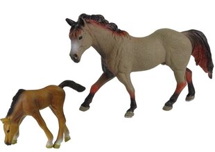 Набор из 2 фигурок лошадей.Фермерская фигурка лошади Козерога цена и информация | Игрушки для мальчиков | kaup24.ee