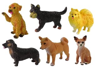 Набор из 6 фигурок собак.Чистокровные собаки.Статуэтка собаки. цена и информация | Игрушки для мальчиков | kaup24.ee
