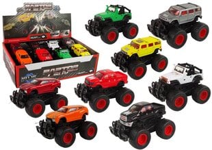 Metallist maastikuauto, suured veljed, erinevat värvi löök üles HAT13 hind ja info | Poiste mänguasjad | kaup24.ee