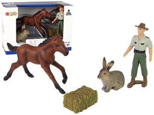 Loomade figuuride komplekt Hobujänes Farmer hind ja info | Tüdrukute mänguasjad | kaup24.ee