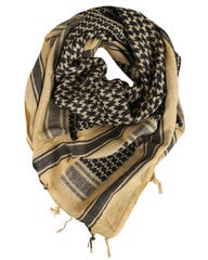 Sall Shemagh Keffiyeh Dominator Urban Combat 100x100, khaki/must hind ja info | Meeste sallid, mütsid ja kindad | kaup24.ee