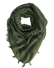 Sall Shemagh Keffiyeh Dominator Urban Combat 100x100, oliivi/must hind ja info | Meeste sallid, mütsid ja kindad | kaup24.ee