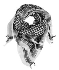 Sall Shemagh Keffiyeh Dominator Urban Combat 100x100, valge/must цена и информация | Мужские шарфы, шапки, перчатки | kaup24.ee