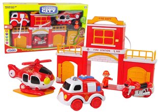 Heliga tuletõrjedepoo komplekt hind ja info | Poiste mänguasjad | kaup24.ee