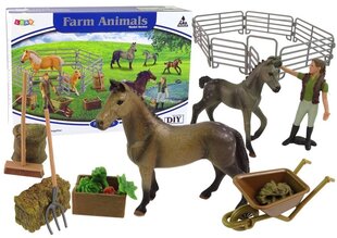 Набор фермерских фигурок для сборки коричневых лошадей цена и информация | Игрушки для мальчиков | kaup24.ee