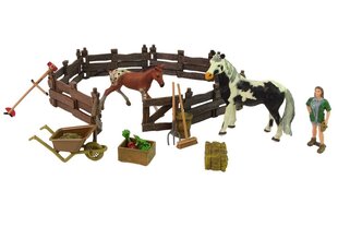 Набор фермерских фигурок для сборки деревянных фермерских лошадей цена и информация | Игрушки для девочек | kaup24.ee