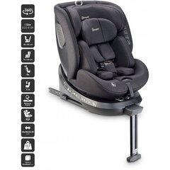 Turvahäll BabyGo, MOVE Isofix 360, Must 0-36 kg hind ja info | Turvatoolid | kaup24.ee