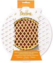 Решетка Decora для классического тарта, белая, Ø 30 см цена и информация | Столовые и кухонные приборы | kaup24.ee