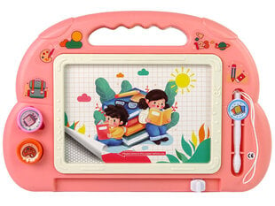 Магнитная доска с марками для блокнота, розовая цена и информация | Развивающие игрушки | kaup24.ee