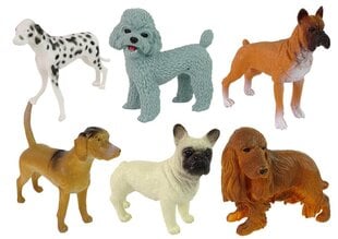 Набор из 6 фигурок собак Статуэтка чистокровных собак цена и информация | Игрушки для мальчиков | kaup24.ee