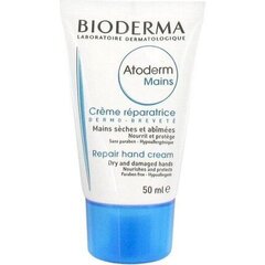 Taastav kätekreem Bioderma Atoderm Mains 50 ml hind ja info | Kehakreemid, kehaspreid | kaup24.ee