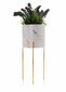 Lillepott Nila White, 32 cm цена и информация | Dekoratiivsed lillepotid | kaup24.ee